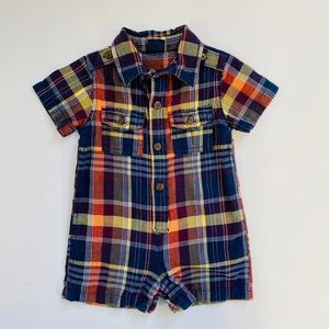 Gap Plaid Romper